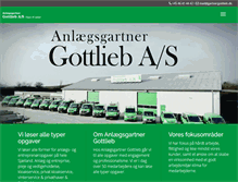 Tablet Screenshot of gartnergottlieb.dk